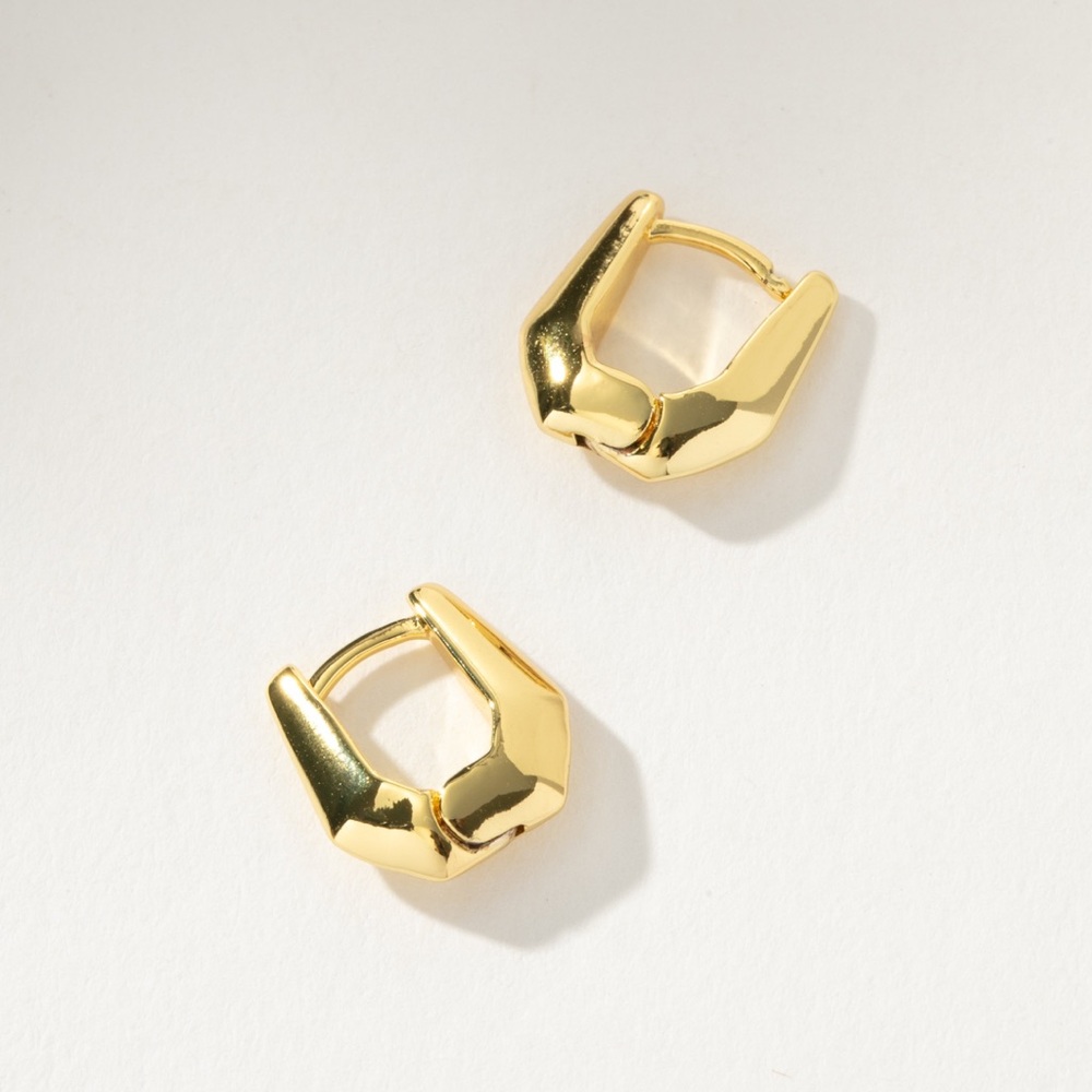 Uncommon James Box Huggie Earrings